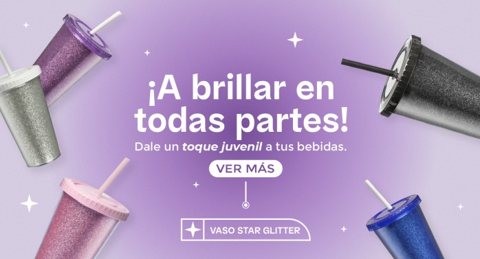 1. Vaso Star Glitter