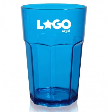 Vaso facetado tipo bristol